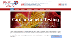Desktop Screenshot of cardiacgenetic.com