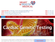 Tablet Screenshot of cardiacgenetic.com